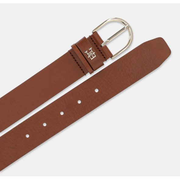 Tommy Hilfiger Γυναικεία Δερμάτινη Ζώνη Essential Effortless 3.5 AW0AW16837 GB8 Ταμπά