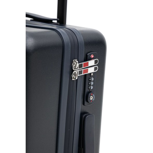 Tommy Hilfiger Th Cabin Size Suitcase AU0AU01973 DW6 Μπλε