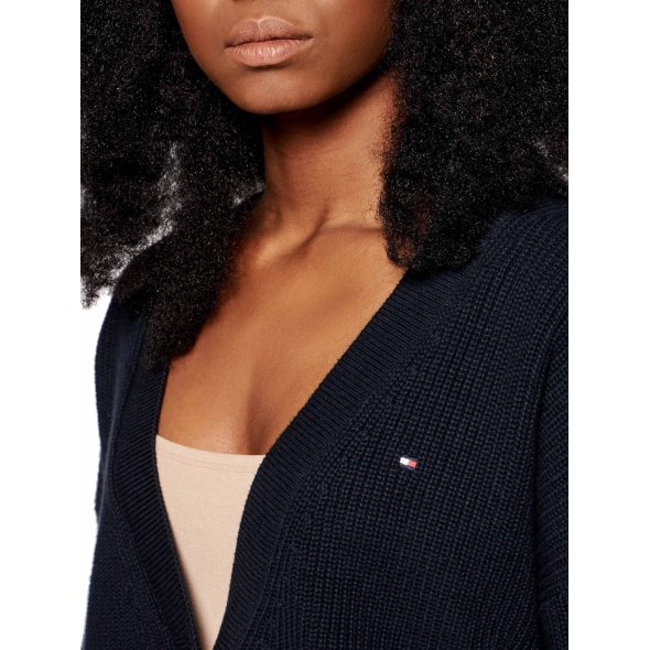 Tommy Hilfiger Γυναικεία Ζακέτα WW0WW30449 DW5 Μπλε