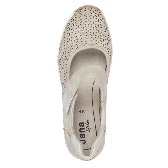 Jana 100% Comfort Γυναικείο Ανατομικό Casual 8-24664-42 341 Taupe