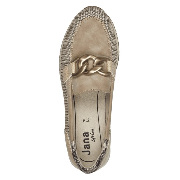 Jana 100% Comfort Γυναικείο Ανατομικό Μοκασίνι 8-24766-42 341 Taupe
