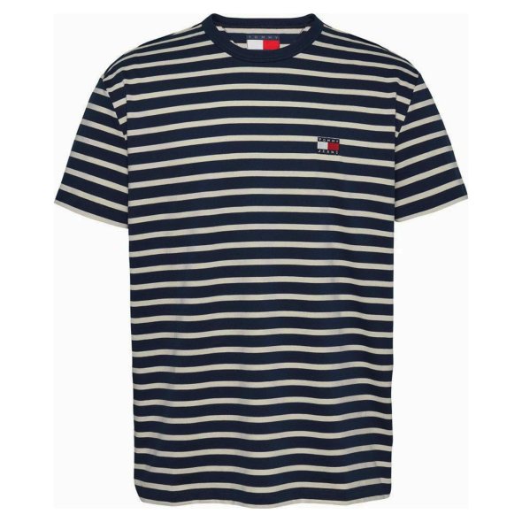 Tommy Hilfiger Ανδρικό T-Shirt DM0DM21193 C1G Μπλε/Μπεζ