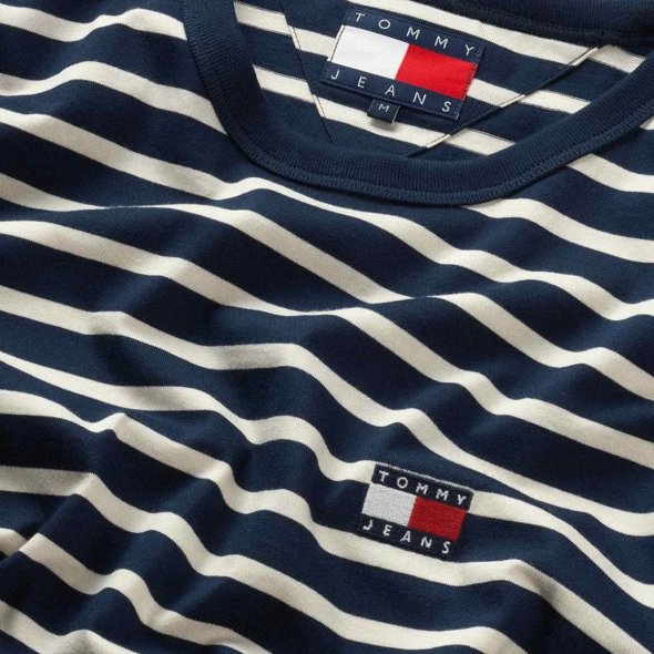 Tommy Hilfiger Ανδρικό T-Shirt DM0DM21193 C1G Μπλε/Μπεζ