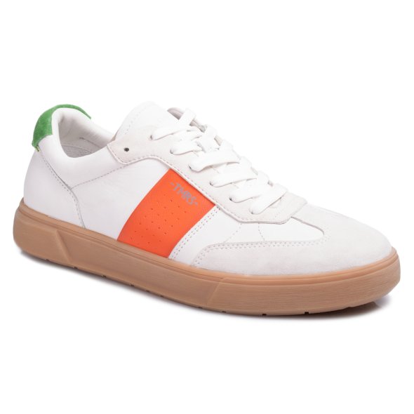 Tamaris Ανδρικό Δερμάτινο Sneaker 1-13608-44 160 White/Orange