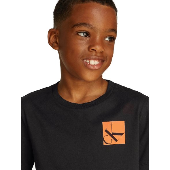 Calvin Klein Παιδικό T-Shirt IB0IB02351 BEH Μαύρο