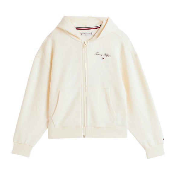 Tommy Hilfiger Kids Παιδική Ζακέτα Για Κορίτσια KG0KG08318 AEF Μπεζ