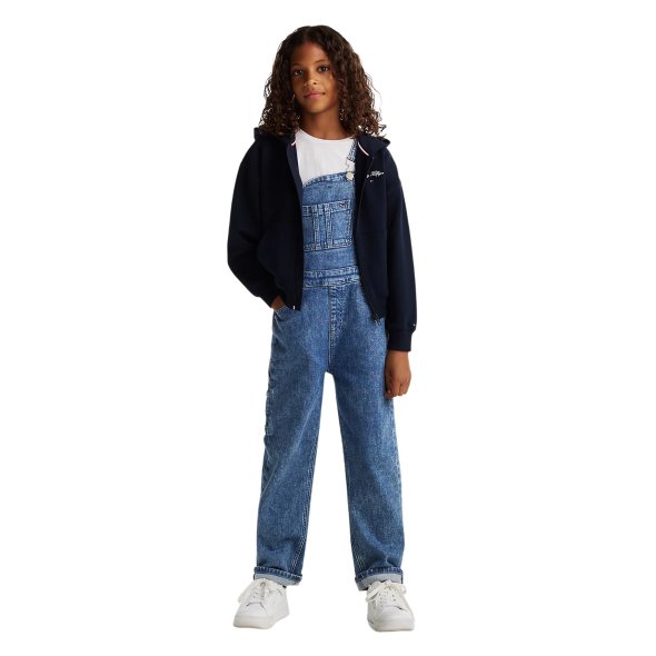 Tommy Hilfiger Kids Παιδική Ζακέτα Για Κορίτσια KG0KG08318 C1G Μπλε