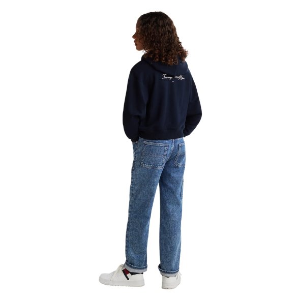 Tommy Hilfiger Kids Παιδική Ζακέτα Για Κορίτσια KG0KG08318 C1G Μπλε