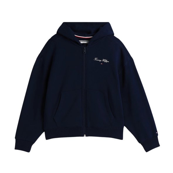Tommy Hilfiger Kids Παιδική Ζακέτα Για Κορίτσια KG0KG08318 C1G Μπλε