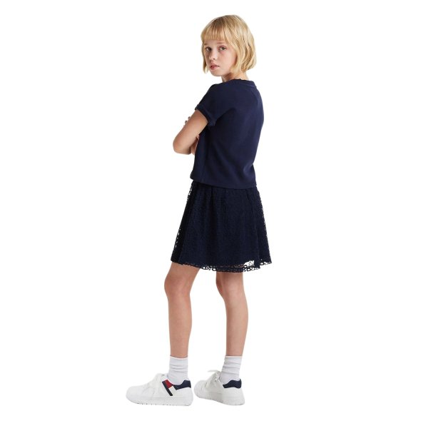 Tommy Hilfiger Παιδικό Φόρεμα Για Κορίτσια KG0KG08333 C1G Μπλε