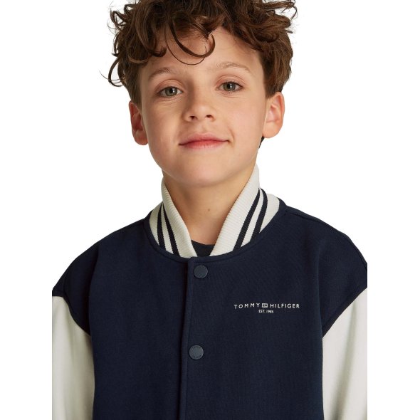 Tommy Hilfiger Kids Παιδική Unisex Ζακέτα KS0KS00624 C1G Μπλε