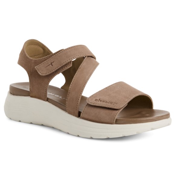 Tamaris Δερμάτινο Flat Sandal 1-28228-44 341 Τάουπε