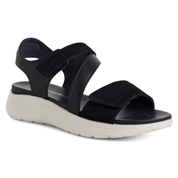 Tamaris Δερμάτινο Flat Sandal 1-28228-44 890 Μπλε Σκούρο