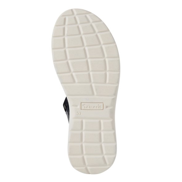 Tamaris Δερμάτινο Flat Sandal 1-28228-44 890 Μπλε Σκούρο