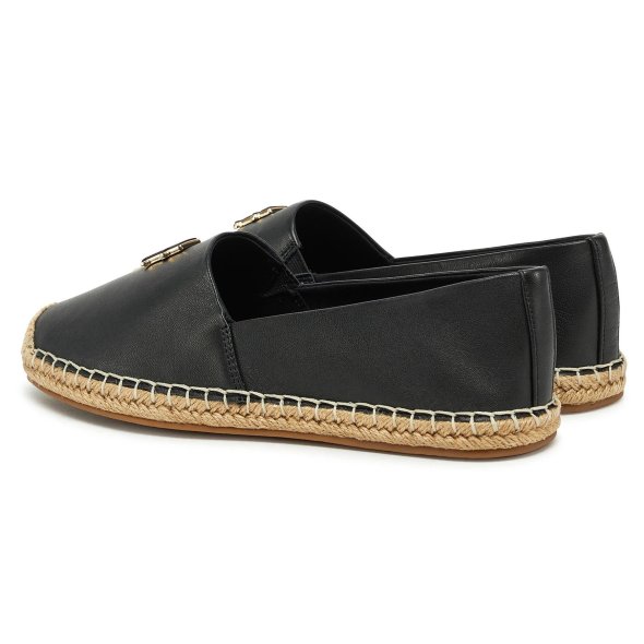 Tommy Hilfiger Γυναικεία Δερμάτινη Εσπαντρίγια FW0FW08540 BDS Μαύρο