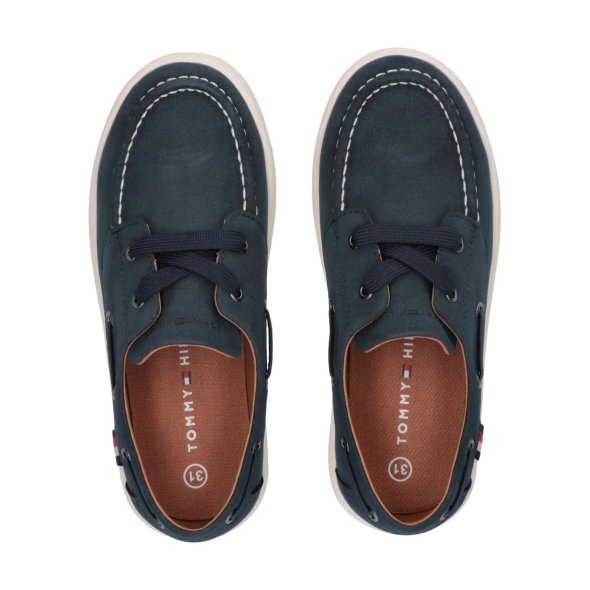 Tommy Hilfiger Παιδικό Loafer Για Αγόρια T3B4-33853-0315s Μπλε