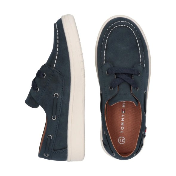 Tommy Hilfiger Παιδικό Loafer Για Αγόρια T3B4-33853-0315 Μπλέ