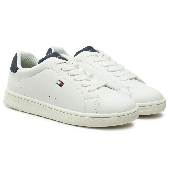 Tommy Hilfiger Παιδικό Sneaker T3X9-33848-1355s Λευκό