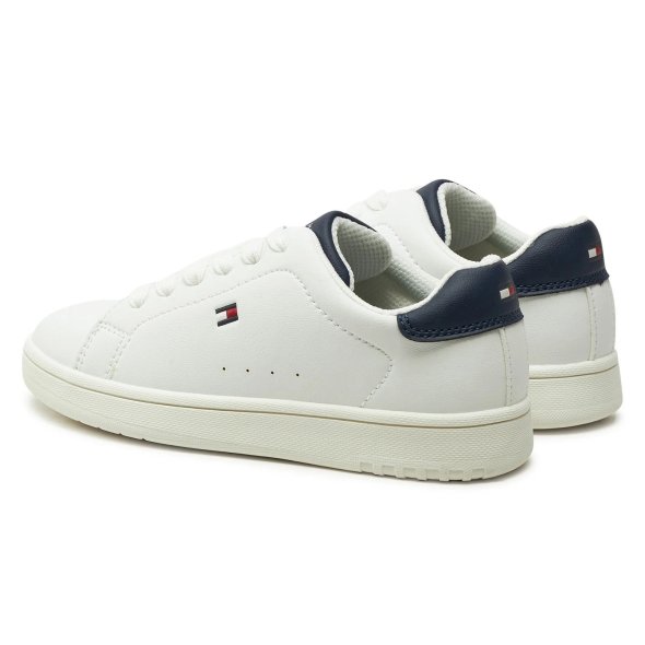 Tommy Hilfiger Παιδικό Sneaker T3X9-33848-1355s Λευκό