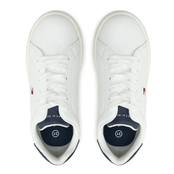 Tommy Hilfiger Παιδικό Sneaker T3X9-33848-1355s Λευκό
