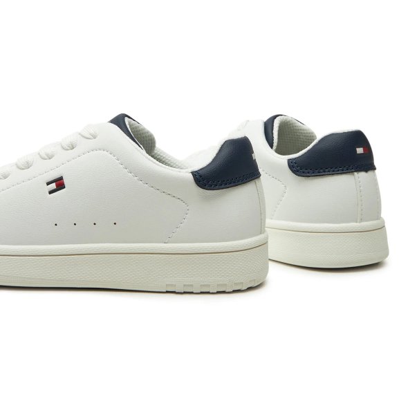 Tommy Hilfiger Παιδικό Sneaker T3X9-33848-1355s Λευκό