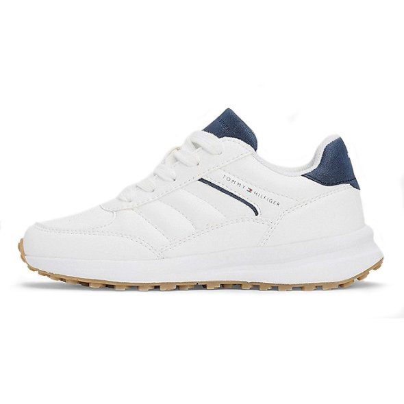 Tommy Hilfiger Παιδικό Sneaker T3X9-33873-1355s Λευκό