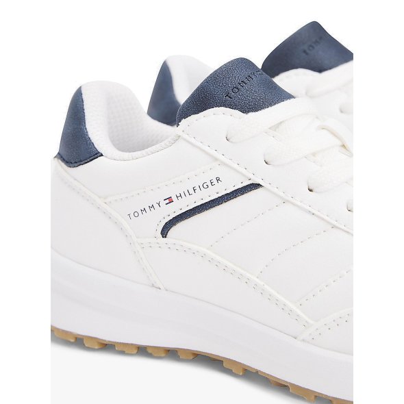 Tommy Hilfiger Παιδικό Sneaker T3X9-33873-1355s Λευκό