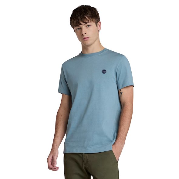 Timberland SS Dun-River Crew Tee A2BPR 758 Μπλε Ανοιχτό