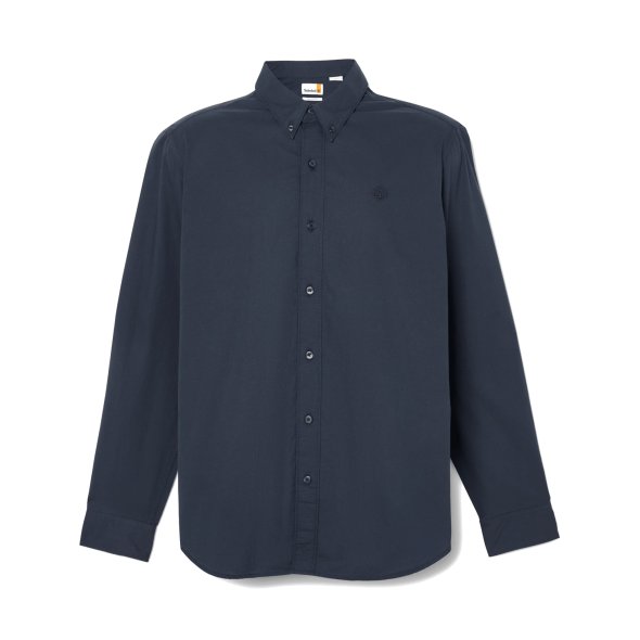 Timberland Ανδρικό Πουκάμισο Stretch Poplin A6GRH 433 Μπλε