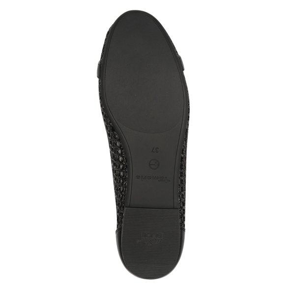 Tamaris Μπαλαρίνα 1-22138-44 001 Black