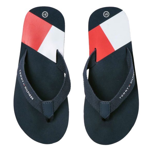 Tommy Hilfiger Flag Print Flip Flop T3X8-33908-0058 800 Μπλε