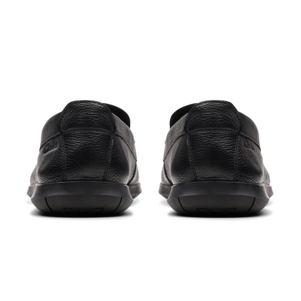 Clarks Ανδρικό Δερμάτινο Loafer Flexway Step 26176952 Black Leather