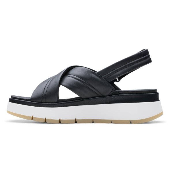 Clarks Γυναικεία Πλατφόρμα Tuscan Cross 26182233 Μαύρο