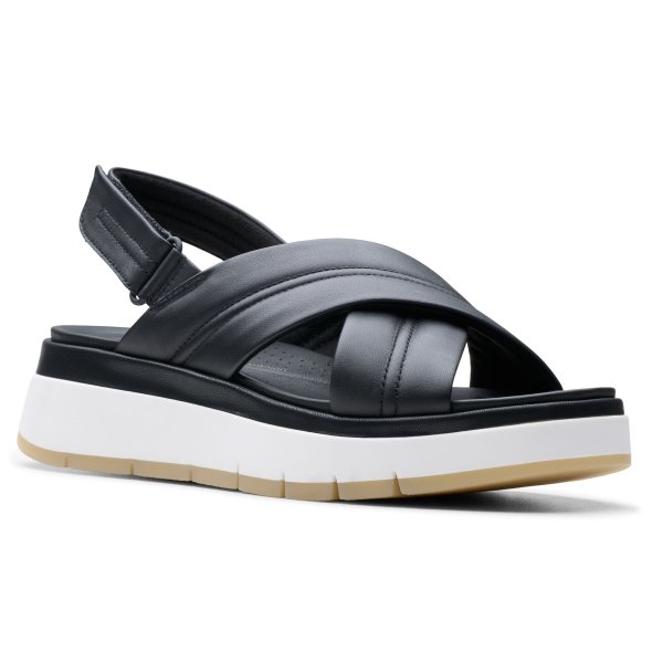 Clarks Γυναικεία Πλατφόρμα Tuscan Cross 26182233 Μαύρο