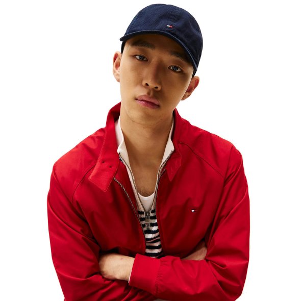 Tommy Hilfiger Th Flag Soft 6 Panel Cap AM0AM13159 DW6 Μπλε
