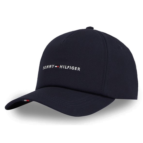 Tommy Hilfiger Καπέλο Jockey Th Foundation Soft 6 Panel Cap AM0AM13162 DW6 Μπλε