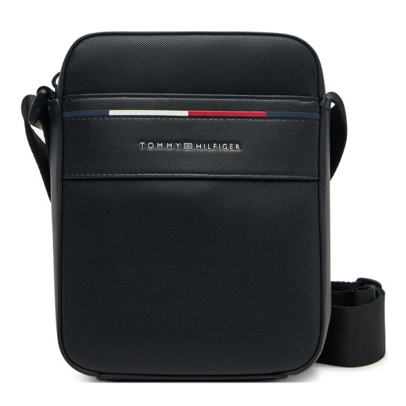 Tommy Hilfiger Ανδρικό Τσαντάκι Mini Reporter AM0AM13196 BDS Μαύρο