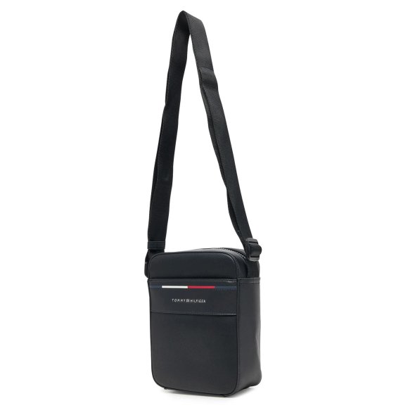 Tommy Hilfiger Ανδρικό Τσαντάκι Mini Reporter AM0AM13196 BDS Μαύρο