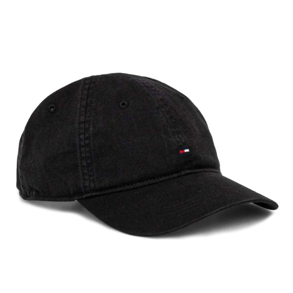 Tommy Hilfiger Th Flag Soft 6 Panel Cap AM0AM13159 BDS Μαύρο