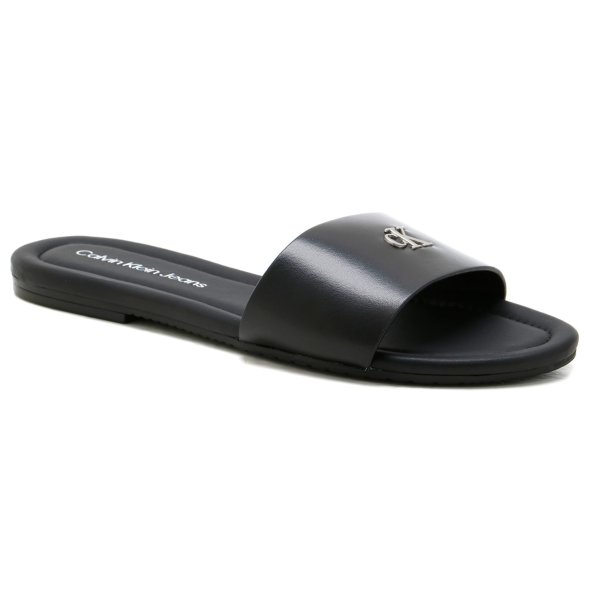Calvin Klein Flat Sandal YW0YW01697 0GJ Μαύρο