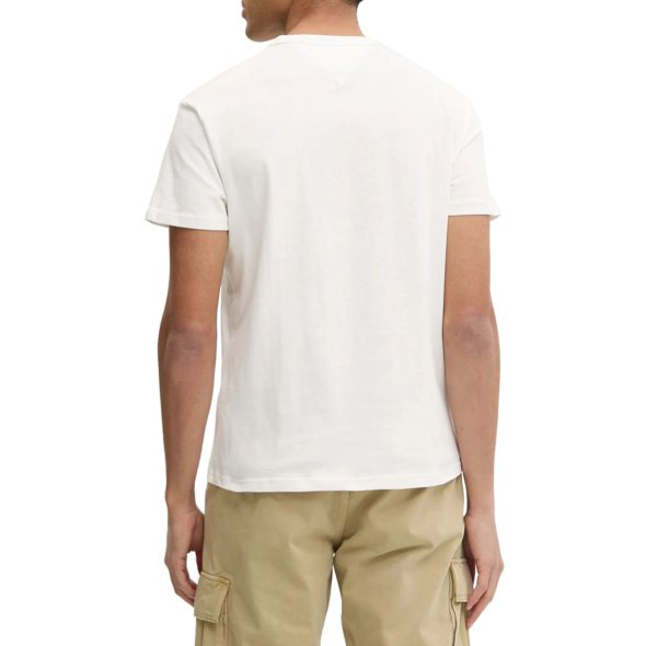 Tommy Hilfiger Ανδρικό T-Shirt Badge Tee DM0DM20322 YBL Λευκό
