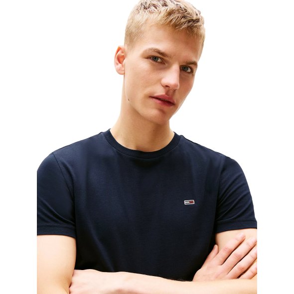 Tommy Hilfiger Σετ 2 Ανδρικά T-Shirt DM0DM20687 0XU Μπλε/Γκρι