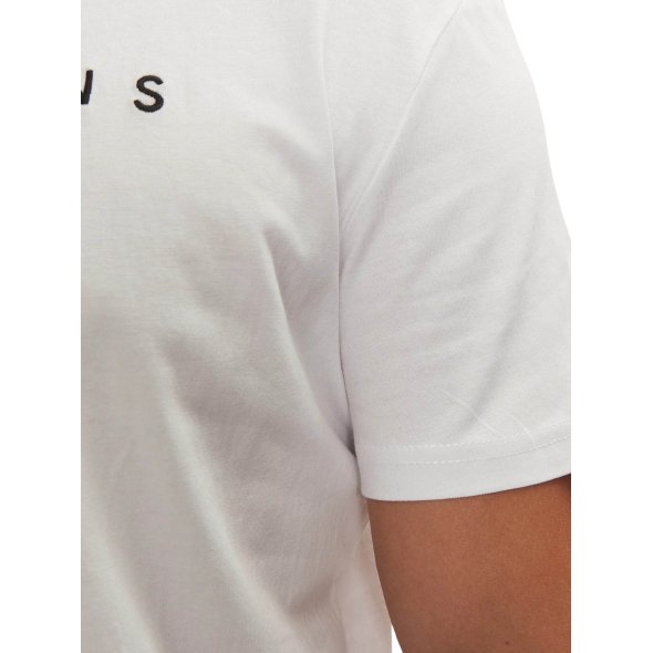 Tommy Hilfiger Ανδρικό T-Shirt Linear Logo DM0DM20744 YBR Λευκό
