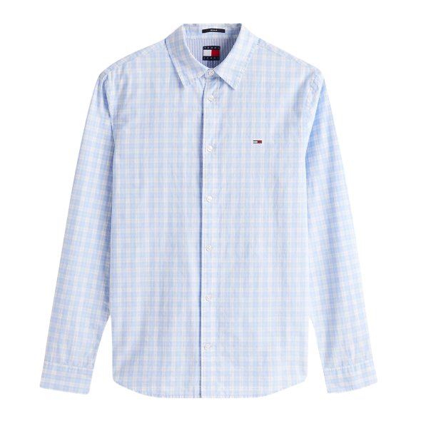 Tommy Hilfiger Ανδρικό Πουκάμισο Regular Poplin Shirt DM0DM20885 C3Q Γαλάζιο