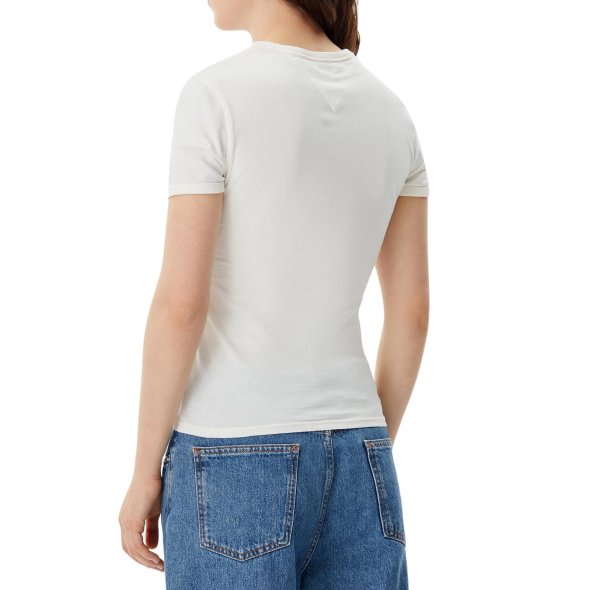 Tommy Hilfiger Γυναικείο T-Shirt DW0DW20323 YBH Εκρού