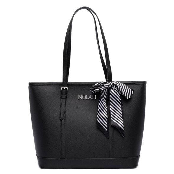 Nolah Τσάντα ώμου Ella Black Silver