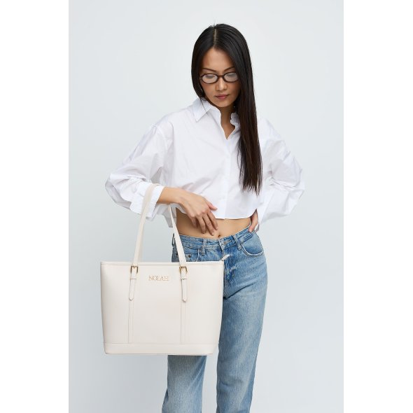 Nolah Τσάντα ώμου Ella Ivory Light Gold