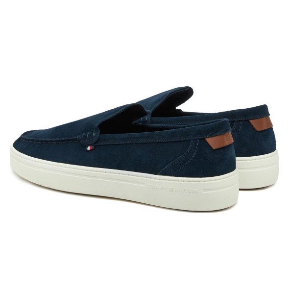 Tommy Hilfiger Modern Light Hybrid Suede Loafer FM0FM05354 DW5 Μπλε