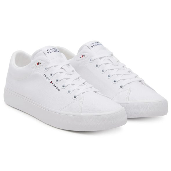 Tommy Hilfiger Ανδρικό Υφασμάτινο Sneaker FM0FM05396 YBS Λευκό