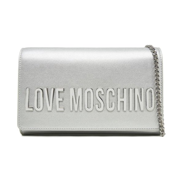 LOVE MOSCHINO Γυναικεία Τσάντα JC4103PP1MKD196B Ασημί